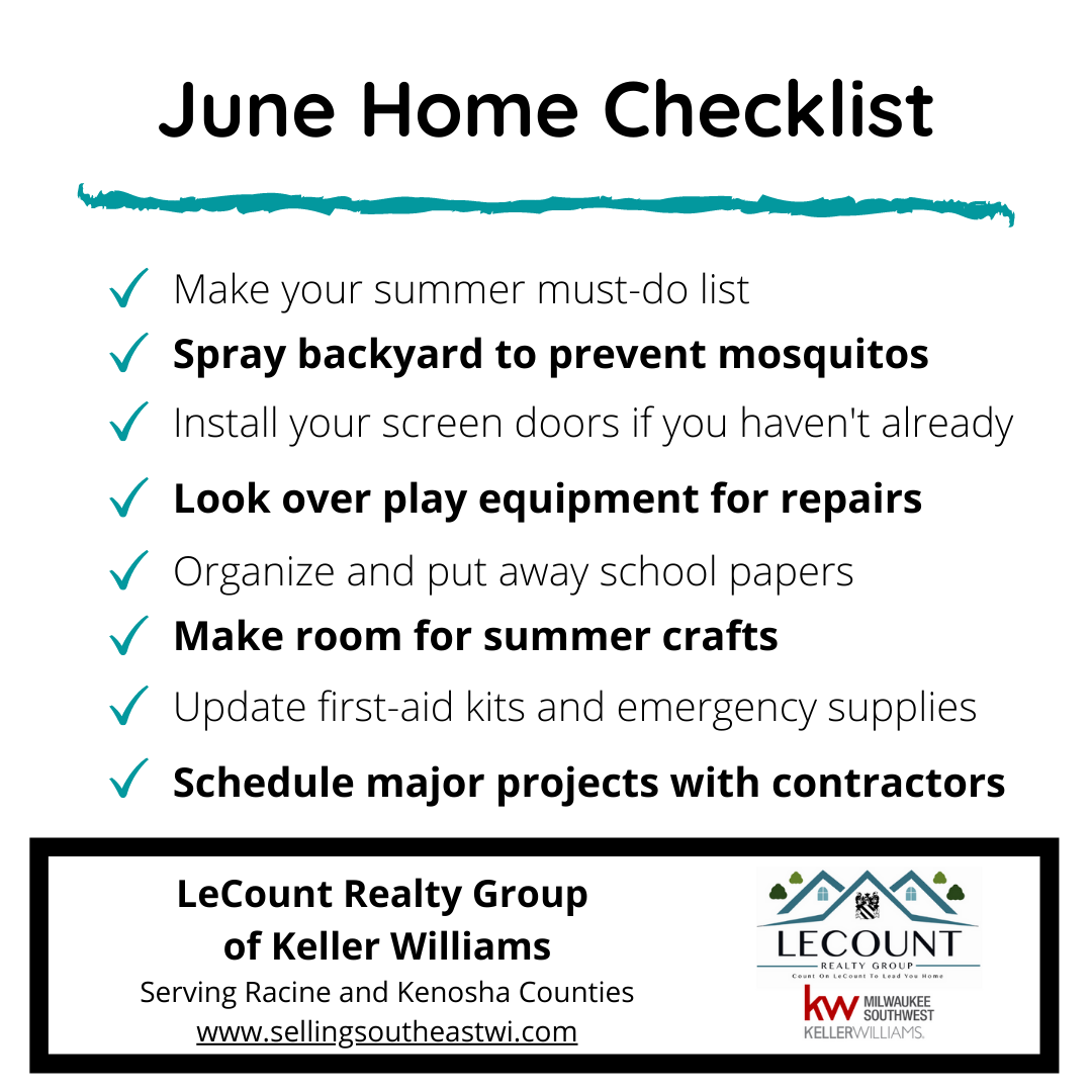 June Home Checklist