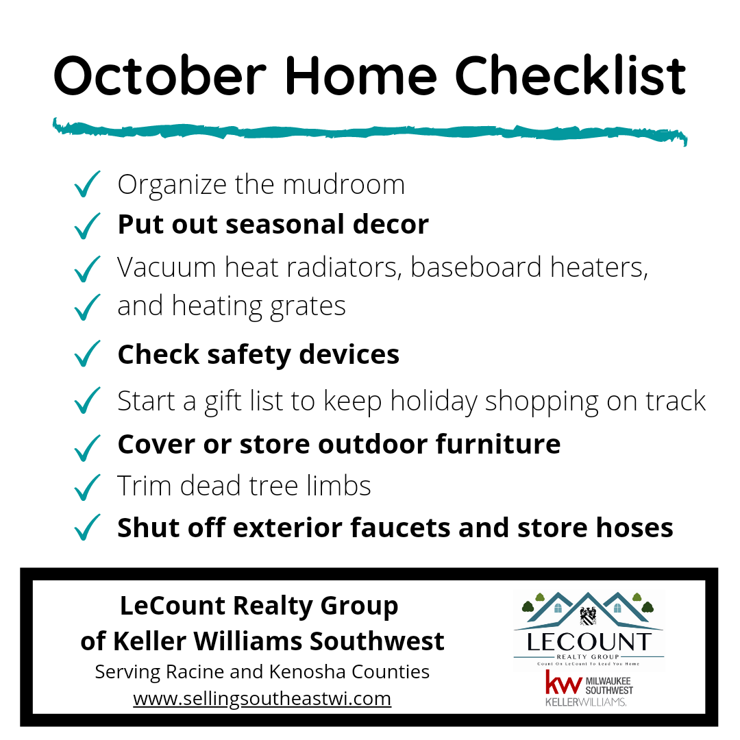 October Home Checklist