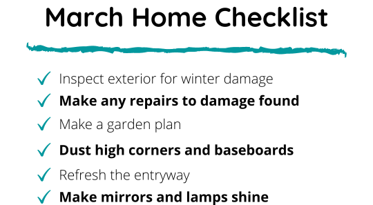 March Home Checklist