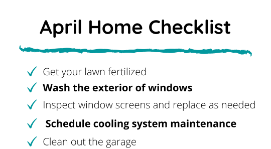 April Home Checklist