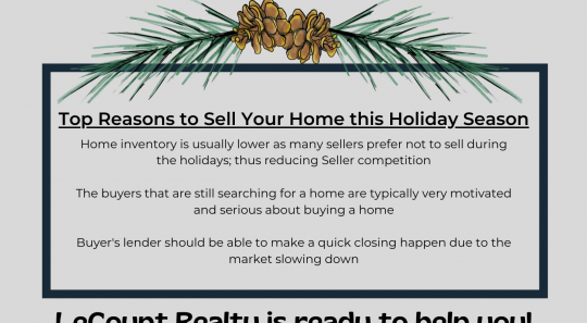 Reasons to sell and buy during the holidays